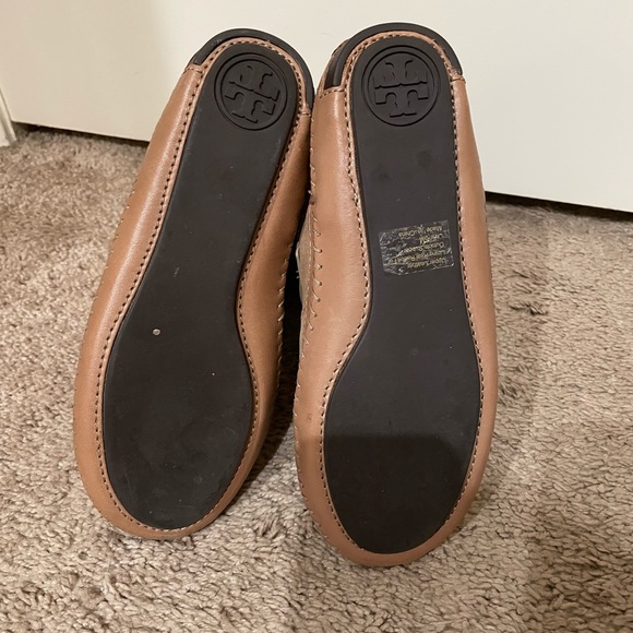 Tory Burch Jaden Genuine Rabbit Fur Lined Leather Moccasin Boots - Picture 7 of 7